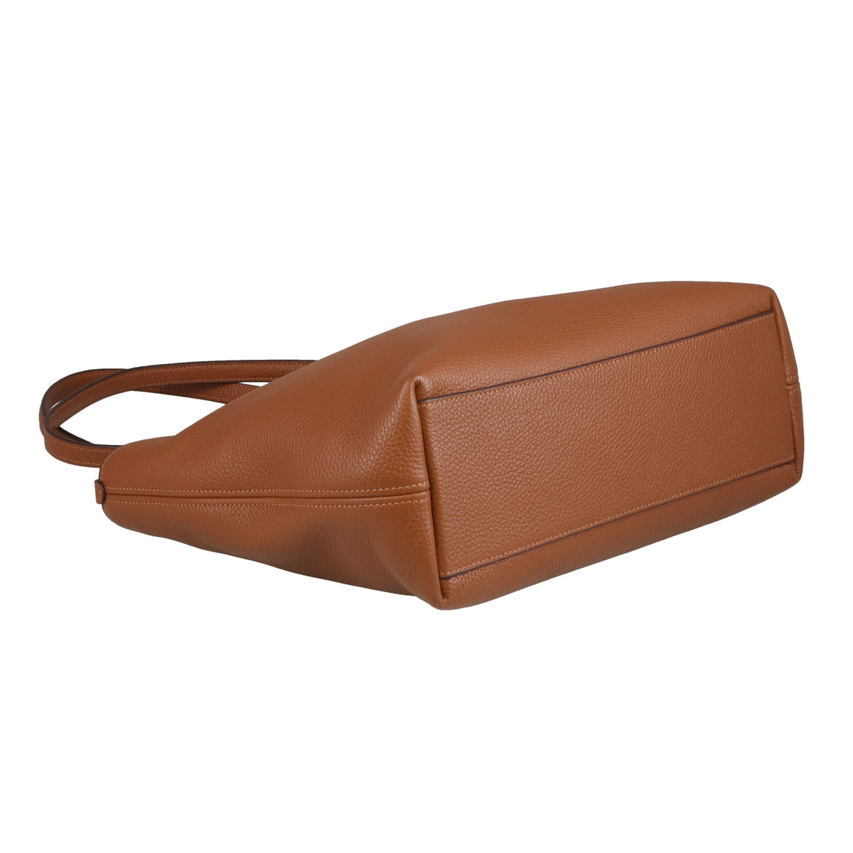 Coach Sofia Tote Small Tan Leather Silver HW