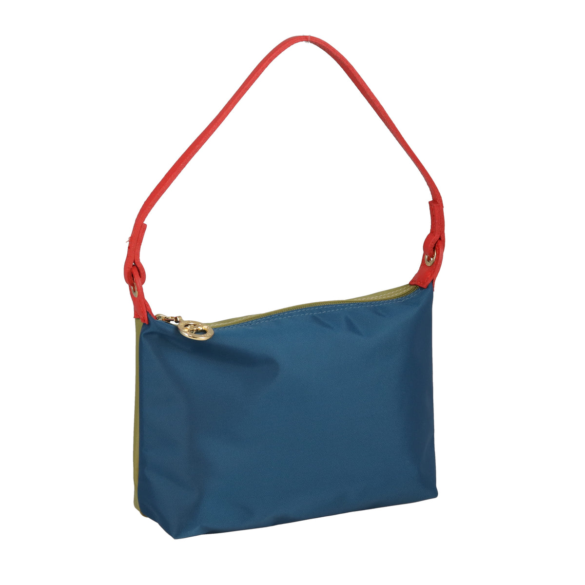 Longchamp Le Pliage Re-Play Shoulder Bag Green/Blue/Red
