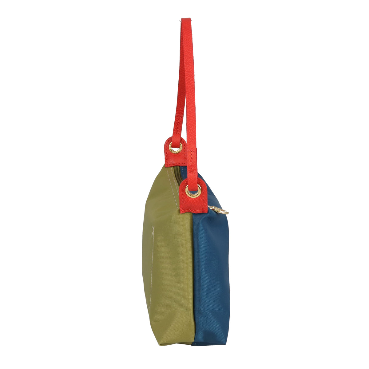 Longchamp Le Pliage Re-Play Shoulder Bag Green/Blue/Red
