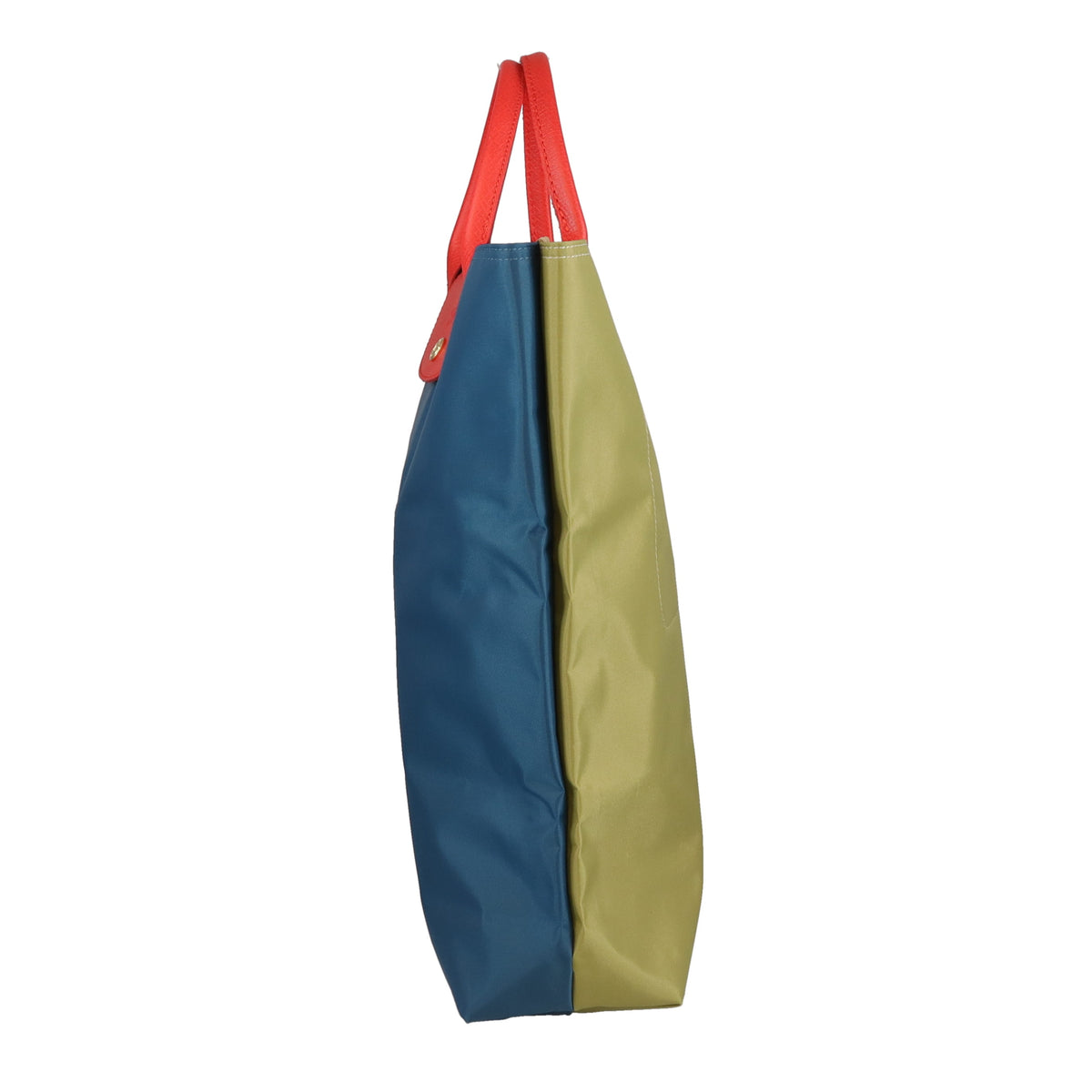 Longchamp Le Pliage Re-Play North South Green/Blue/Red