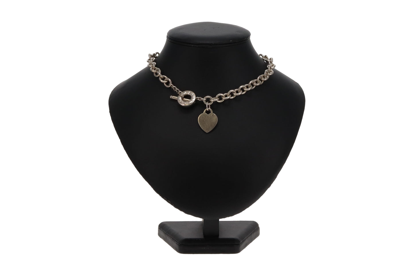 Tiffany & Co Heart Tag Toggle Necklace Sterling Silver 2