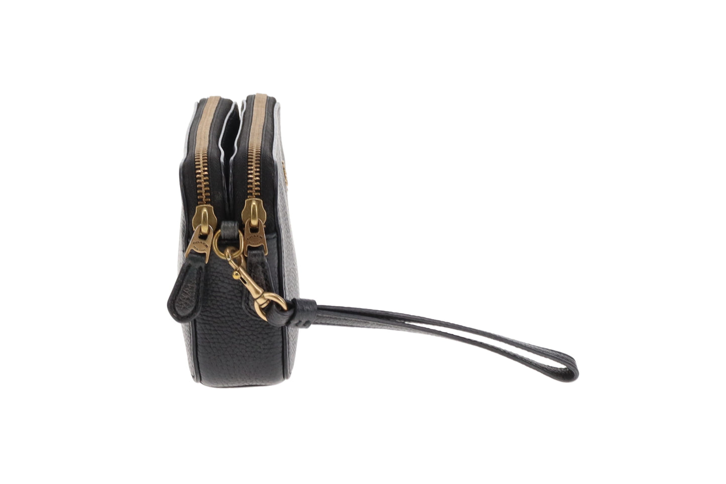 Coach Kira Black Double Pocket Crossbody