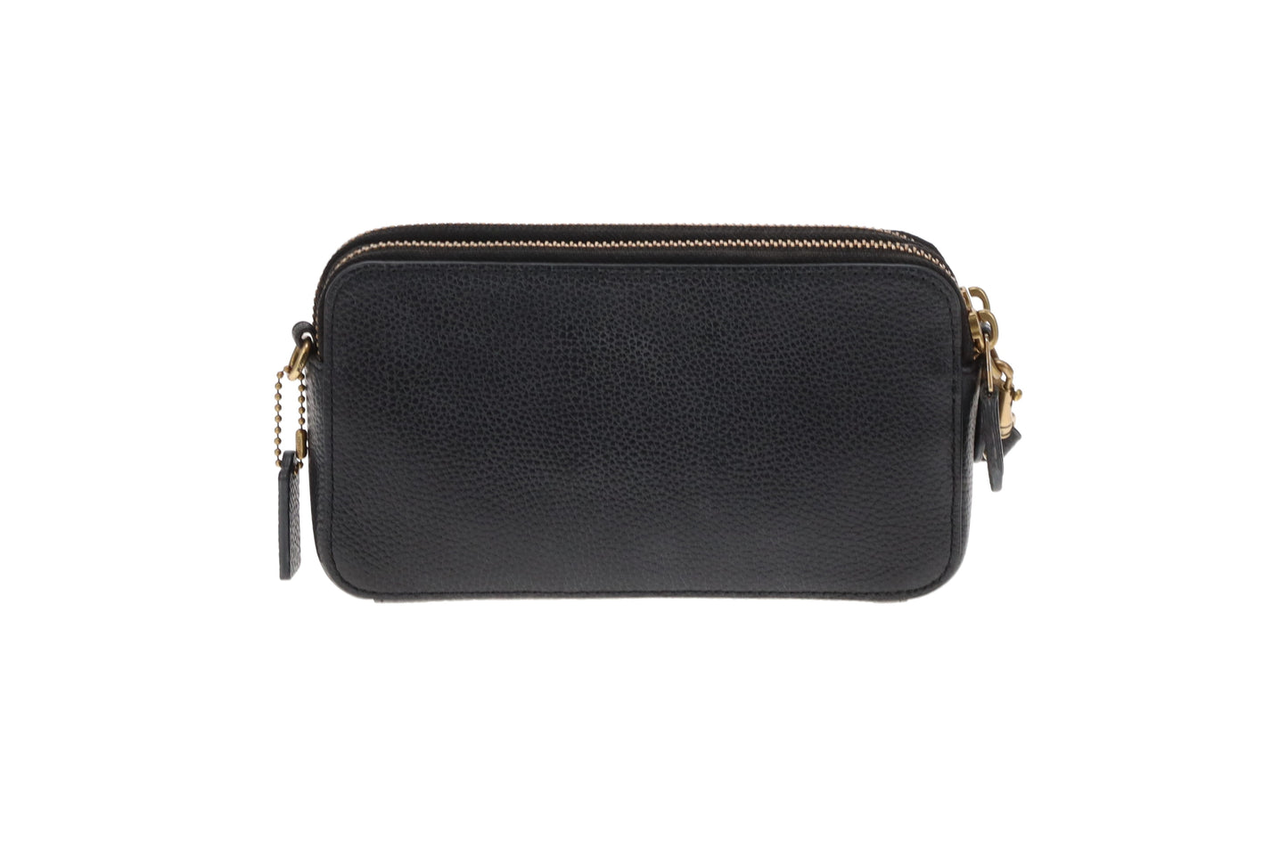 Coach Kira Black Double Pocket Crossbody