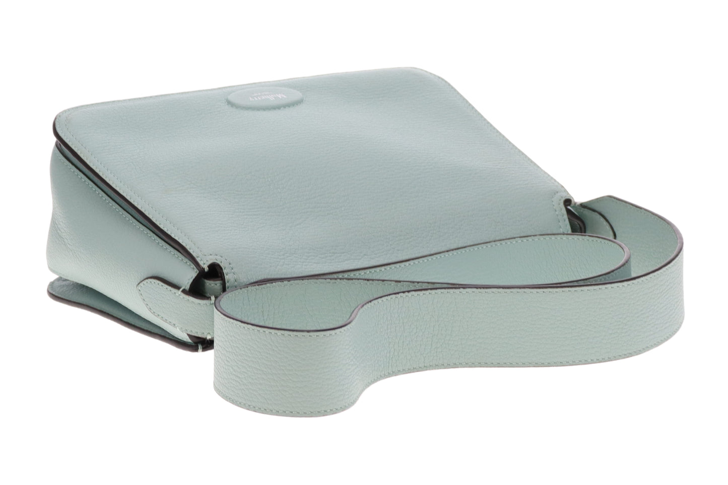 Mulberry Billie Acrylic Green High Shine Goat Print