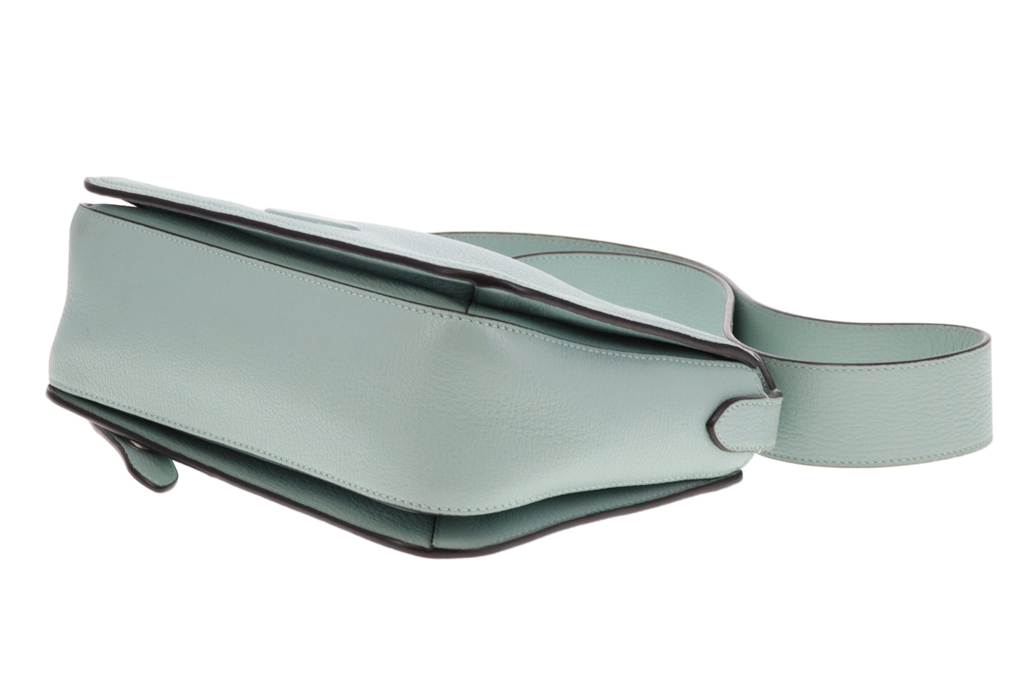 Mulberry Billie Acrylic Green High Shine Goat Print