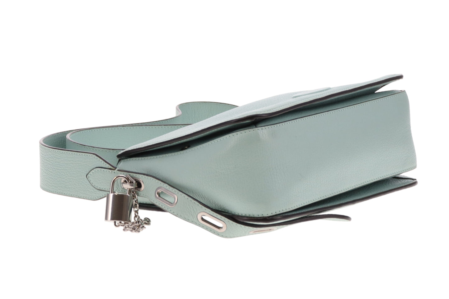 Mulberry Billie Acrylic Green High Shine Goat Print