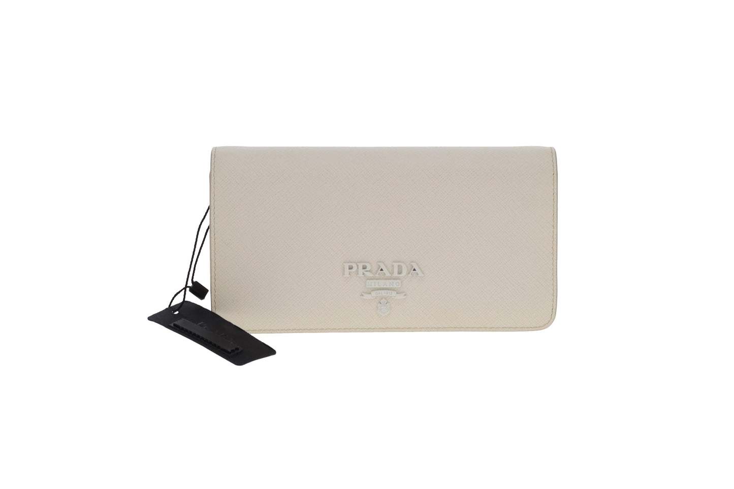 Prada Mini Crossbody Saffiano Shine White