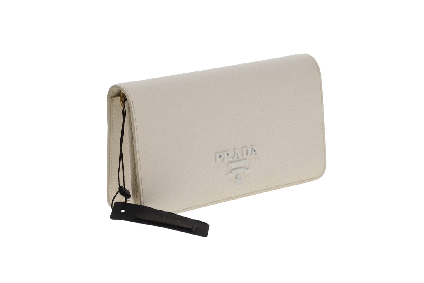 Prada Mini Crossbody Saffiano Shine White