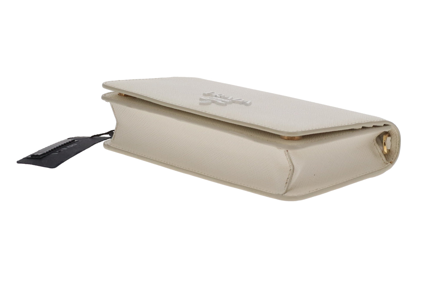 Prada Mini Crossbody Saffiano Shine White