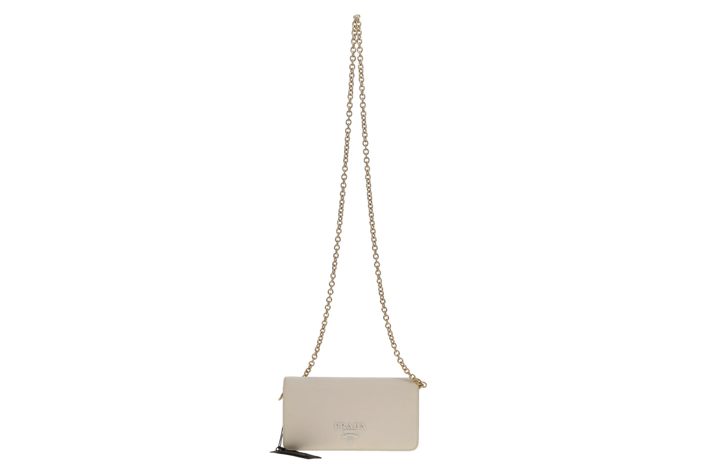 Prada Mini Crossbody Saffiano Shine White