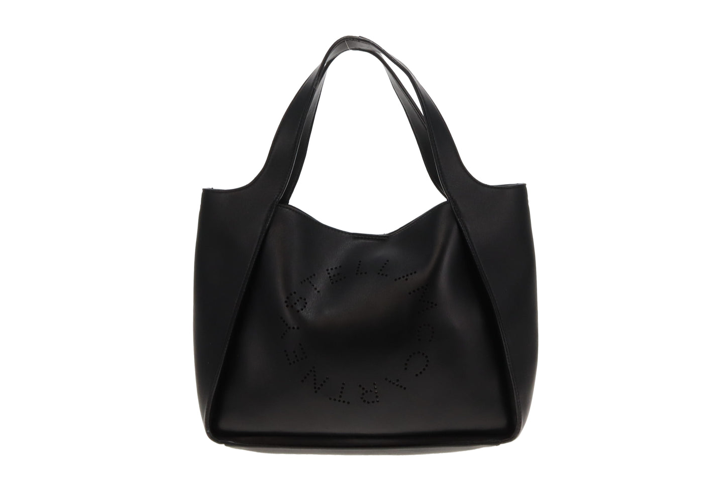 Stella McCartney Alter Mat Logo Cut Tote Black