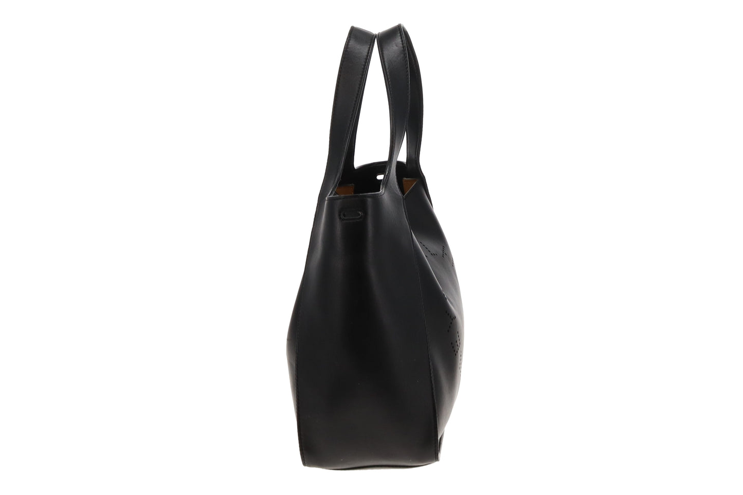 Stella McCartney Alter Mat Logo Cut Tote Black