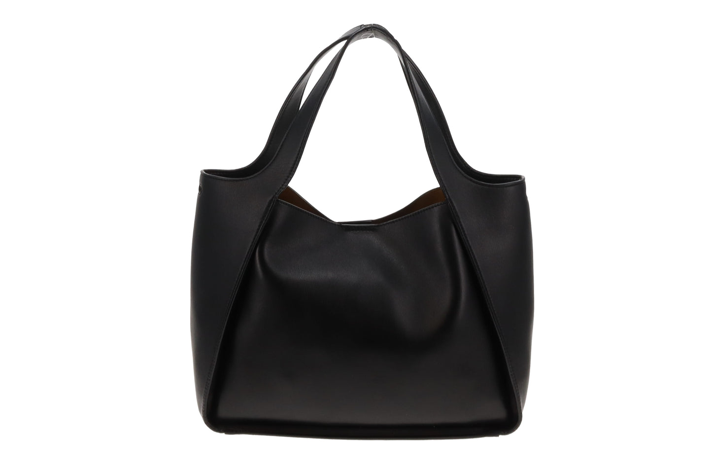Stella McCartney Alter Mat Logo Cut Tote Black