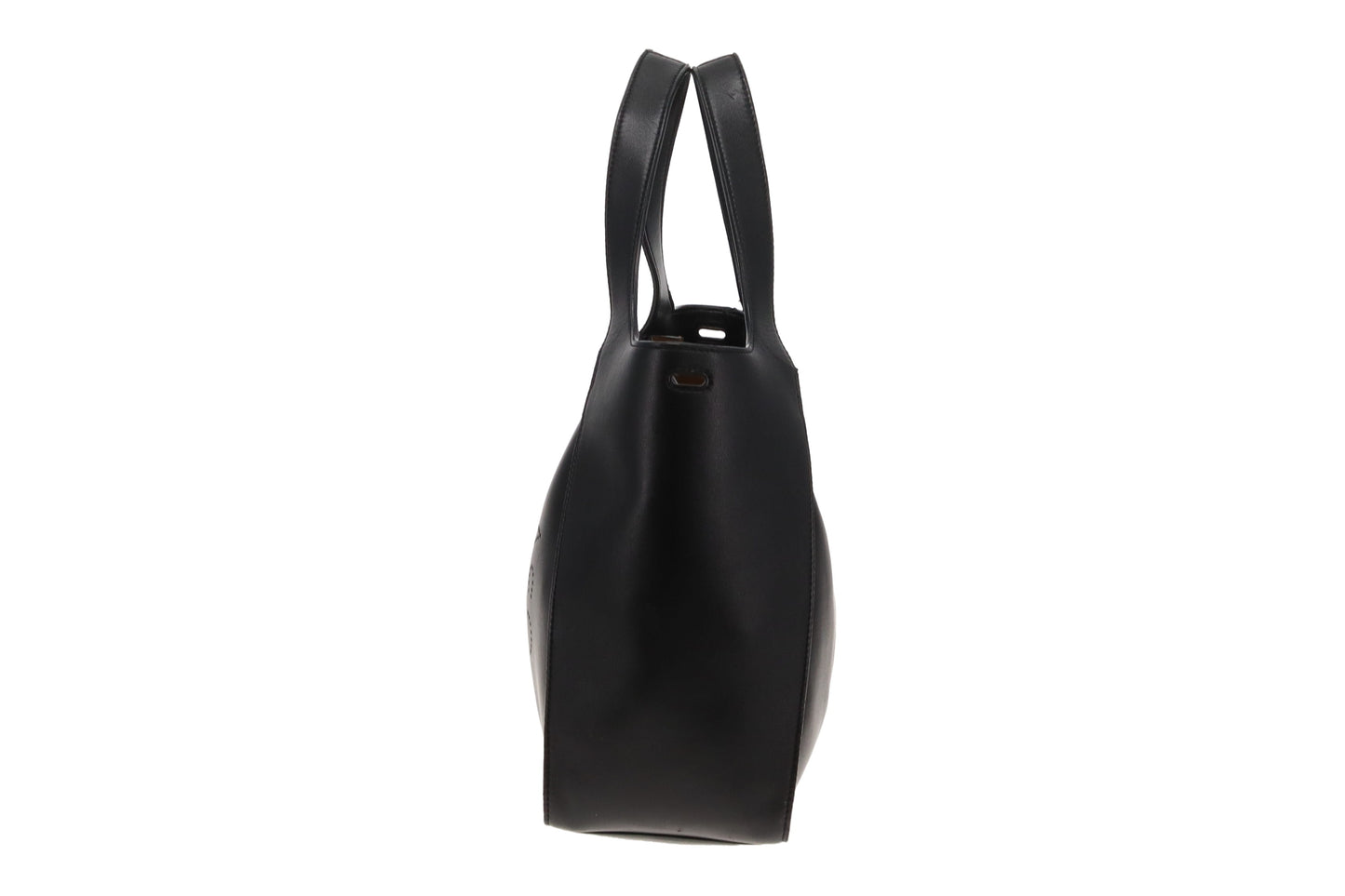 Stella McCartney Alter Mat Logo Cut Tote Black