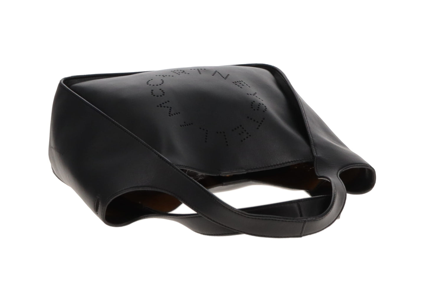 Stella McCartney Alter Mat Logo Cut Tote Black