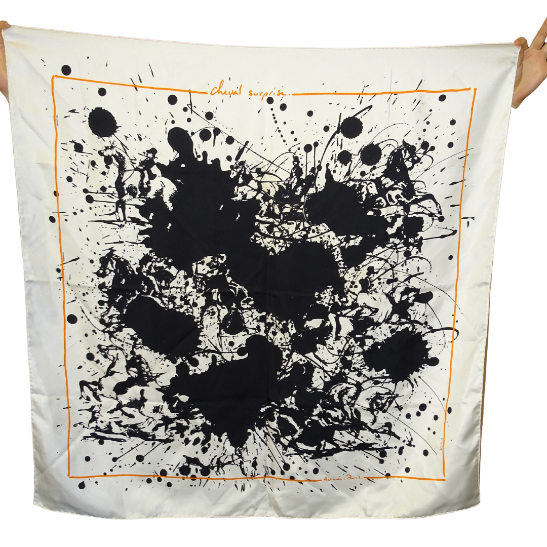 Hermes Cheval Surprise 90cm Silk Scarf