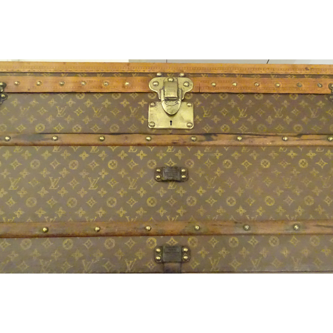 Louis Vuitton Antique Steamer Trunk 1920's - 1930's