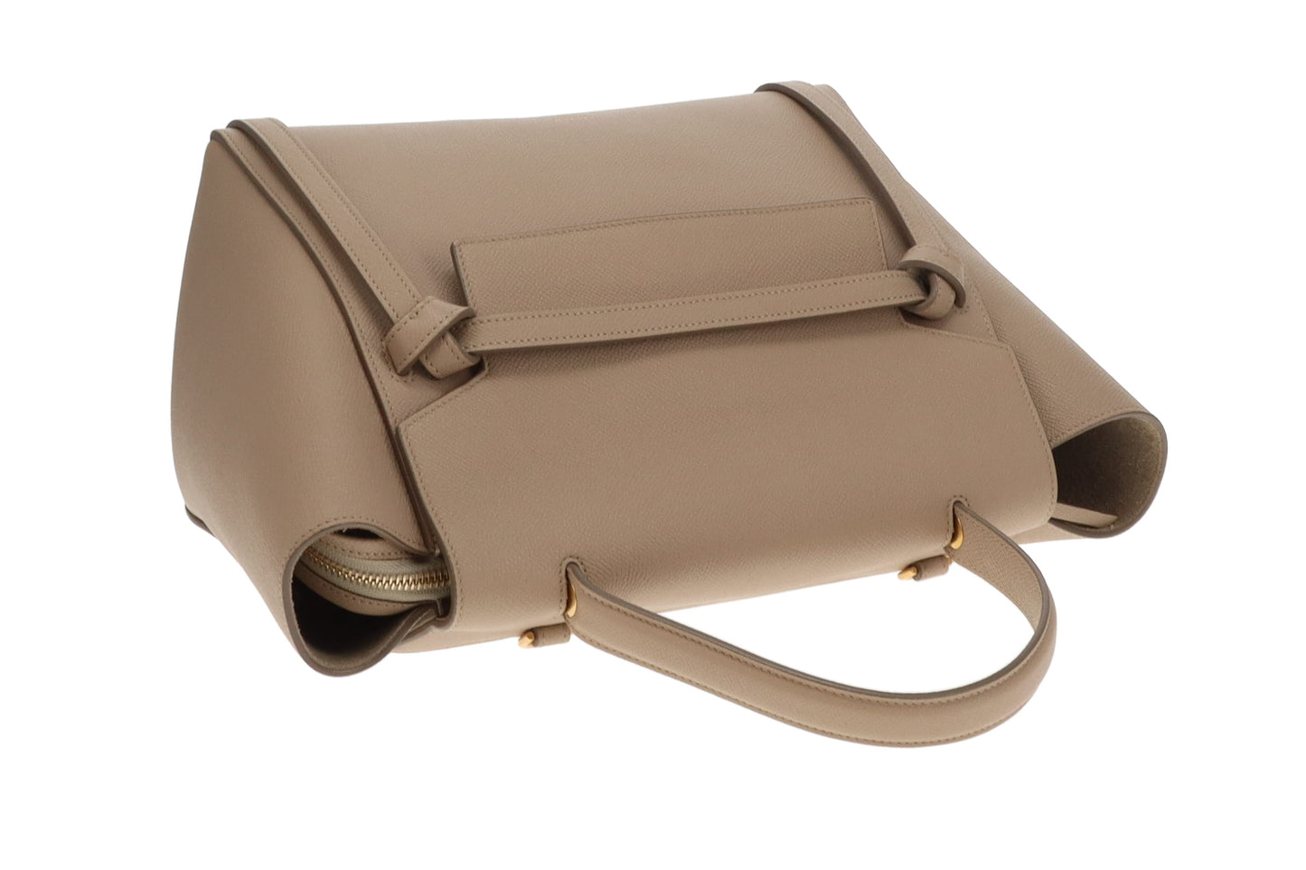 Celine Belt Bag Mini In Grained Calfskin Dune