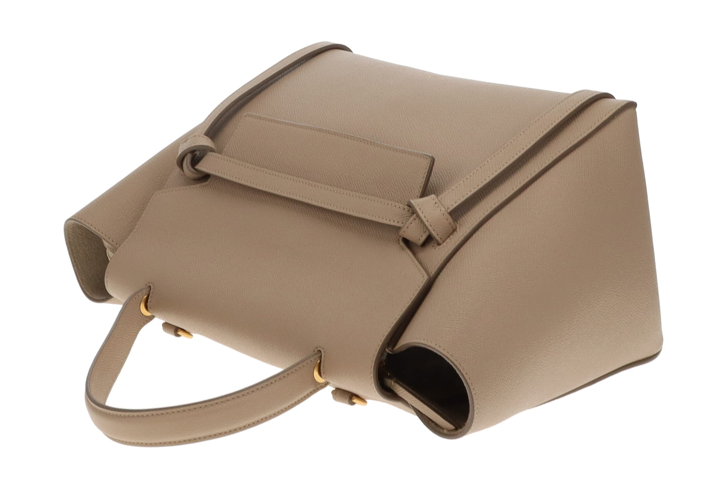 Celine Belt Bag Mini In Grained Calfskin Dune