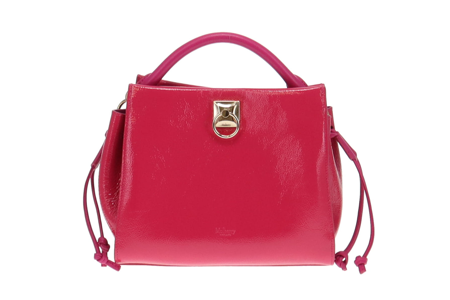 Mulberry Small Iris Spongy Patent Mulberry Pink