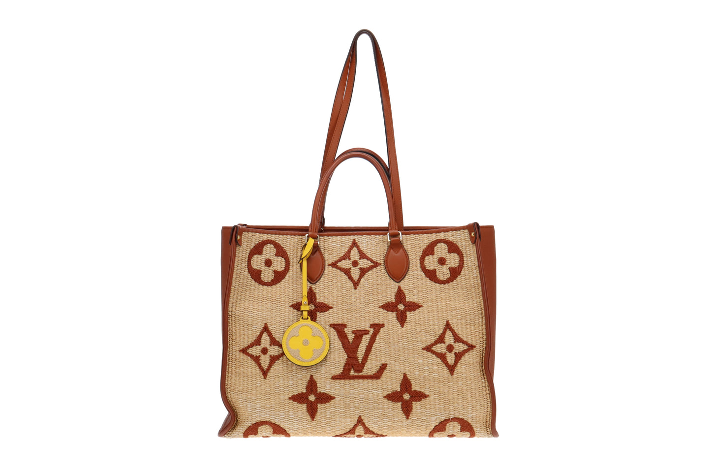 Louis Vuitton Giant Monogram Raffia OnTheGo GM (NFID Chip)