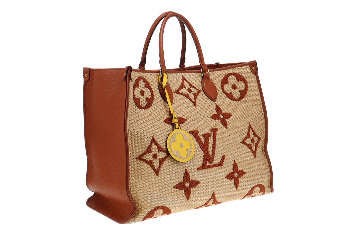 Louis Vuitton Giant Monogram Raffia OnTheGo GM (NFID Chip)