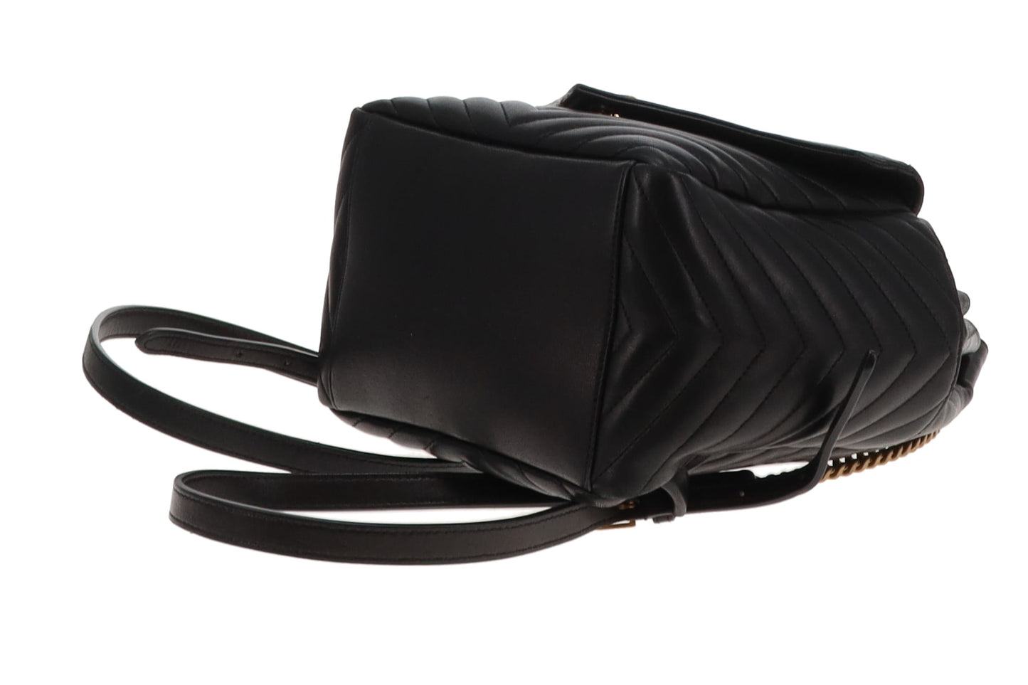Saint Laurent Black Lambskin Joe Backpack 2021