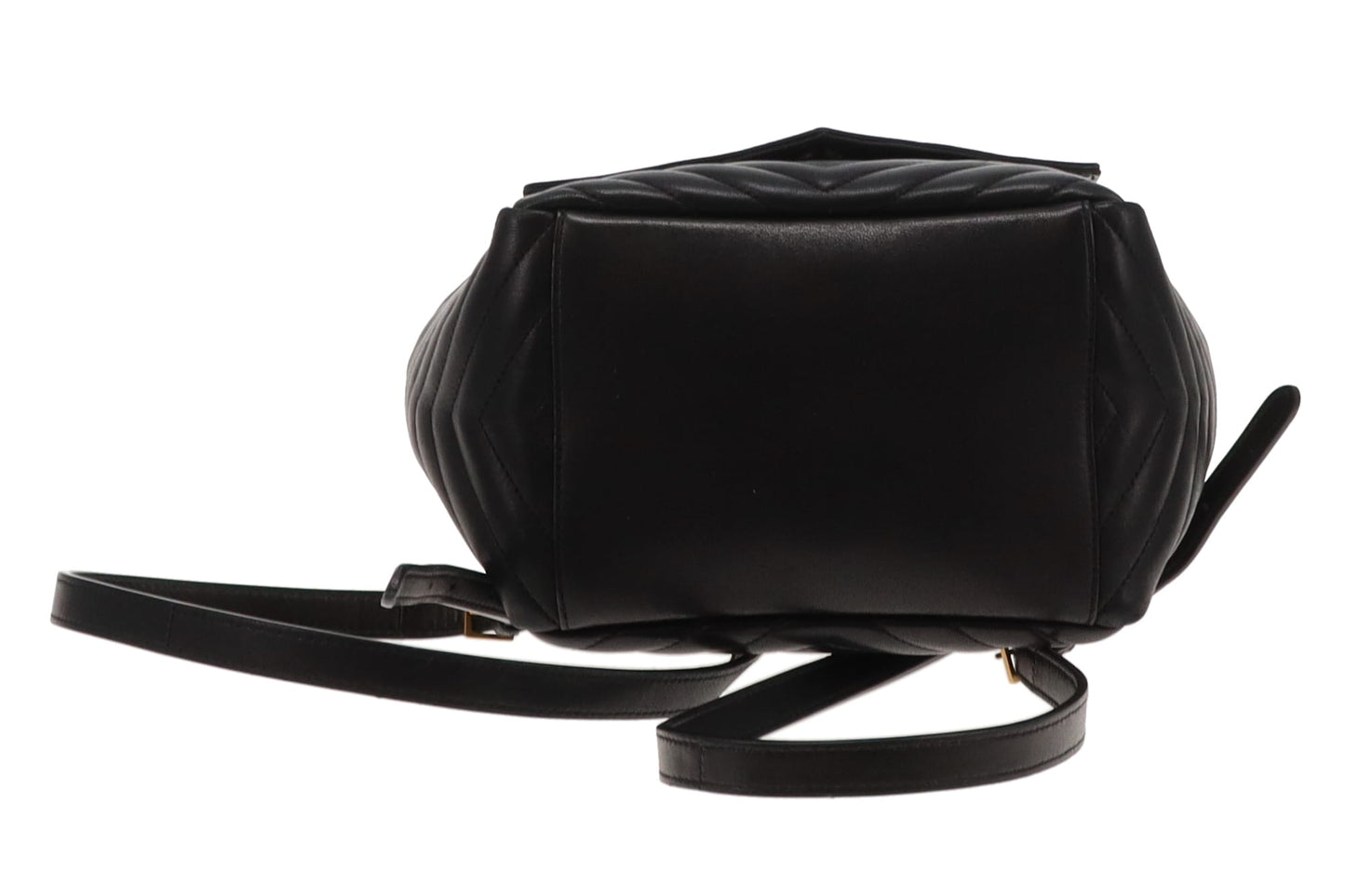 Saint Laurent Black Lambskin Joe Backpack 2021