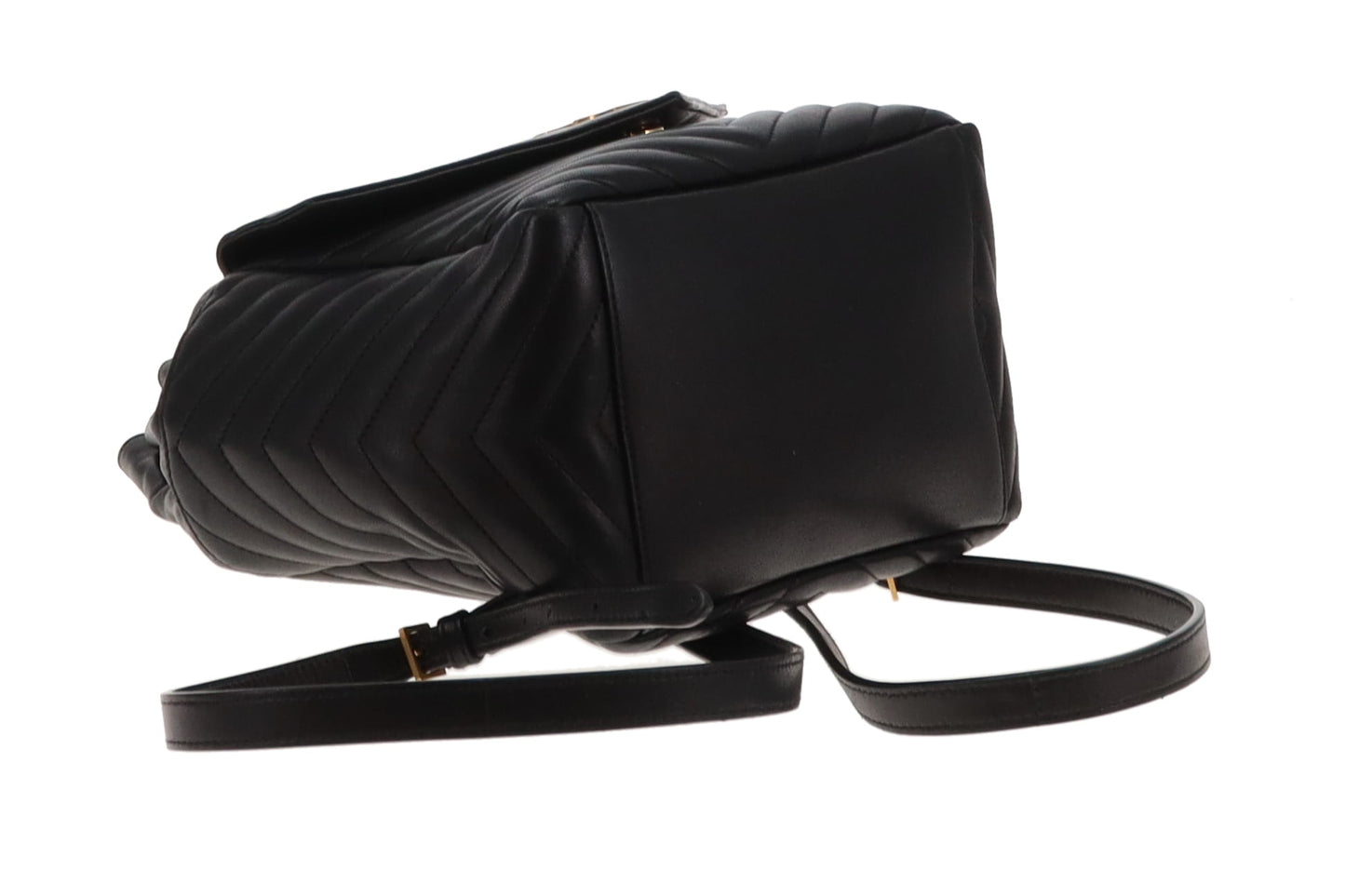Saint Laurent Black Lambskin Joe Backpack 2021