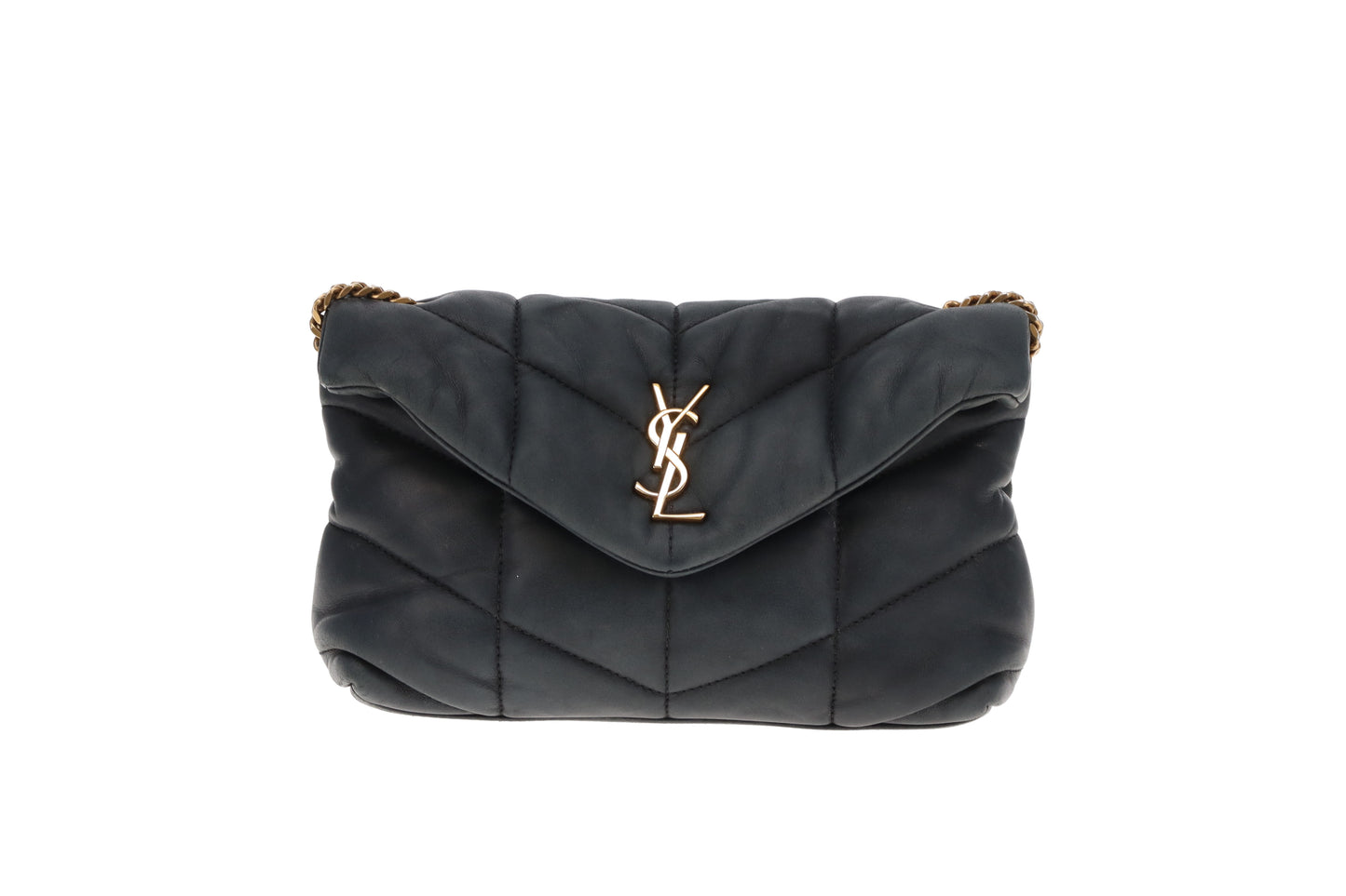 Saint Laurent Puffer Toy Black Gold HW 2020
