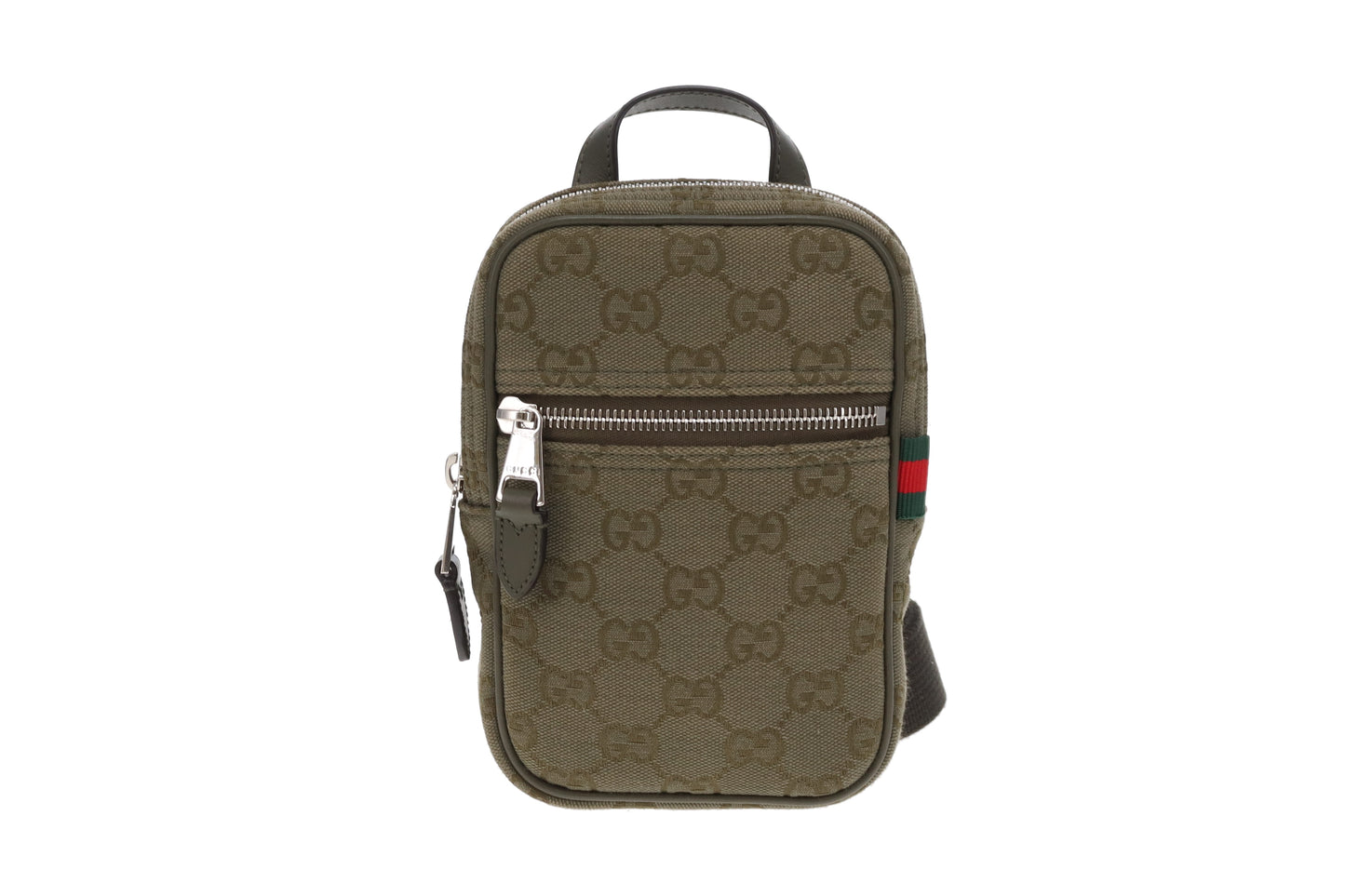 Gucci Sling Bag Khaki GG Canvas