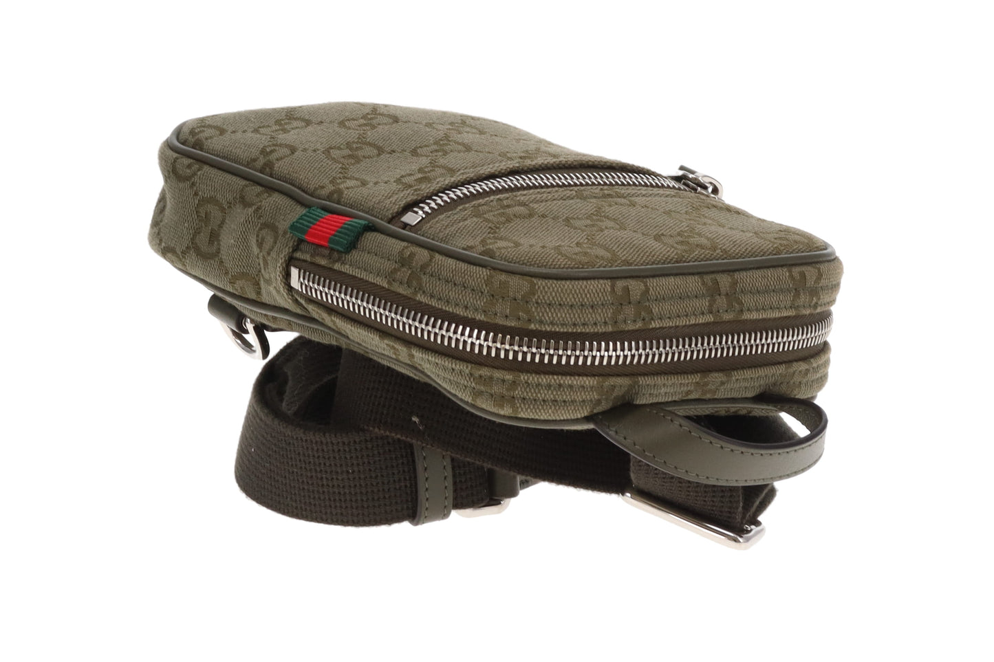 Gucci Sling Bag Khaki GG Canvas