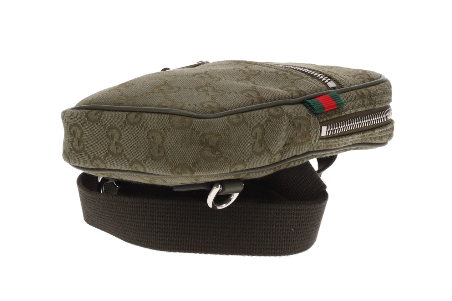 Gucci Sling Bag Khaki GG Canvas