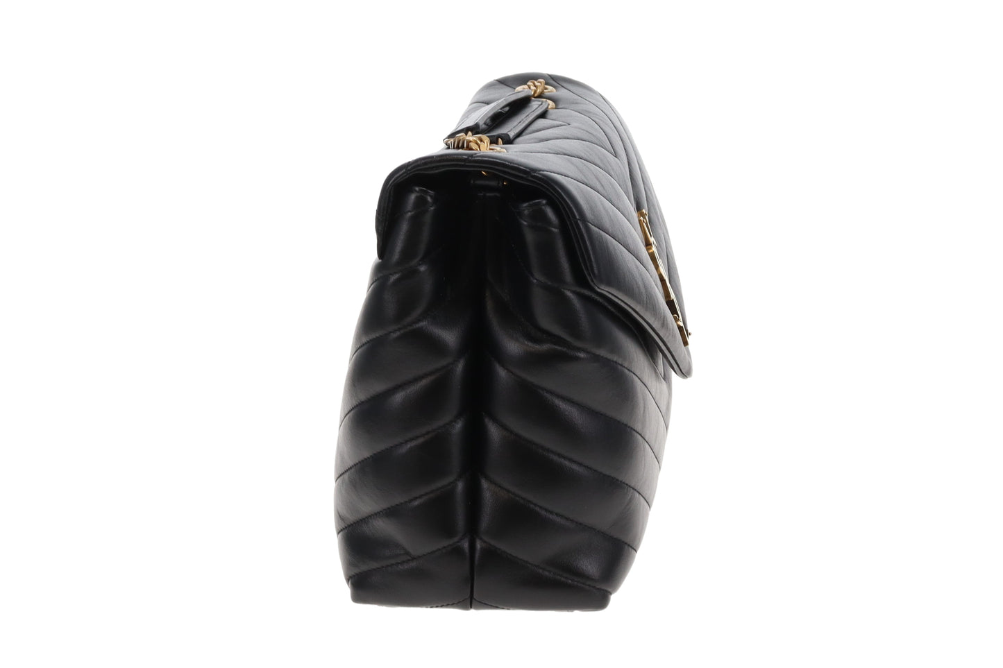 Saint Laurent Loulou Med Black GHW 2019