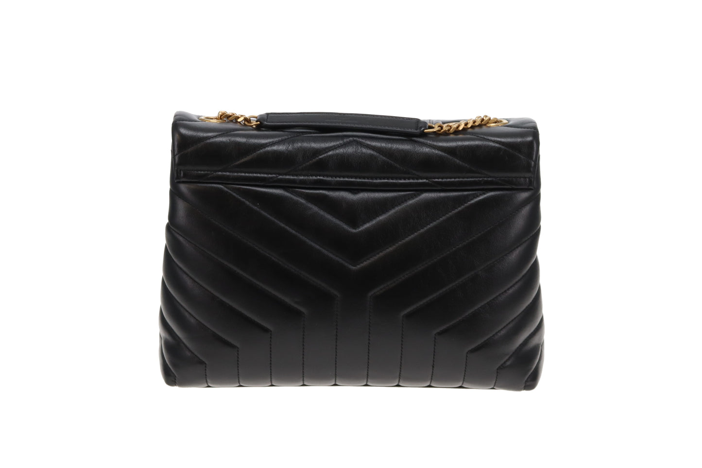 Saint Laurent Loulou Med Black GHW 2019