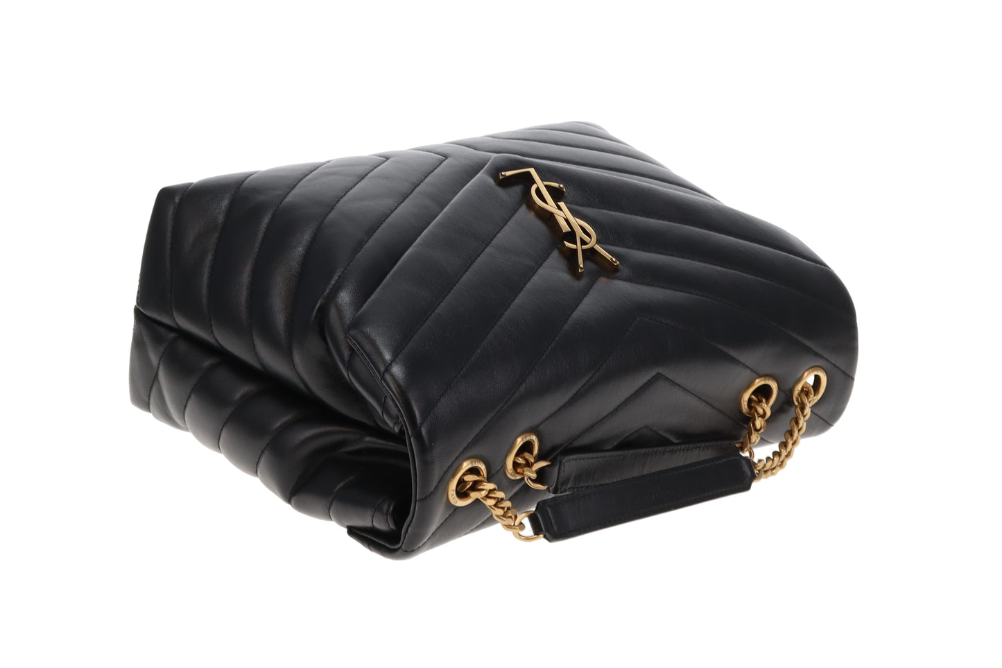 Saint Laurent Loulou Med Black GHW 2019