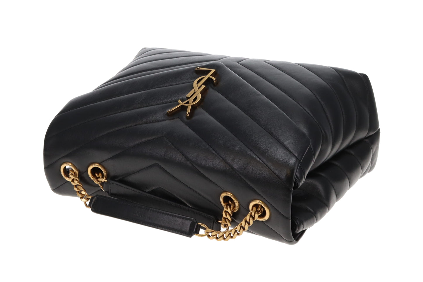 Saint Laurent Loulou Med Black GHW 2019