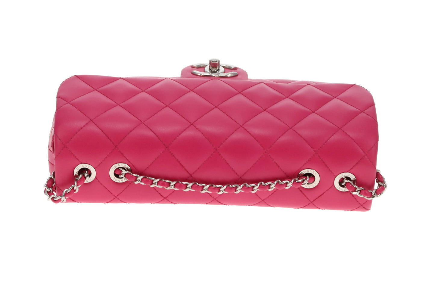Chanel Coco Rain East West Single Flap Pink SHW 2016