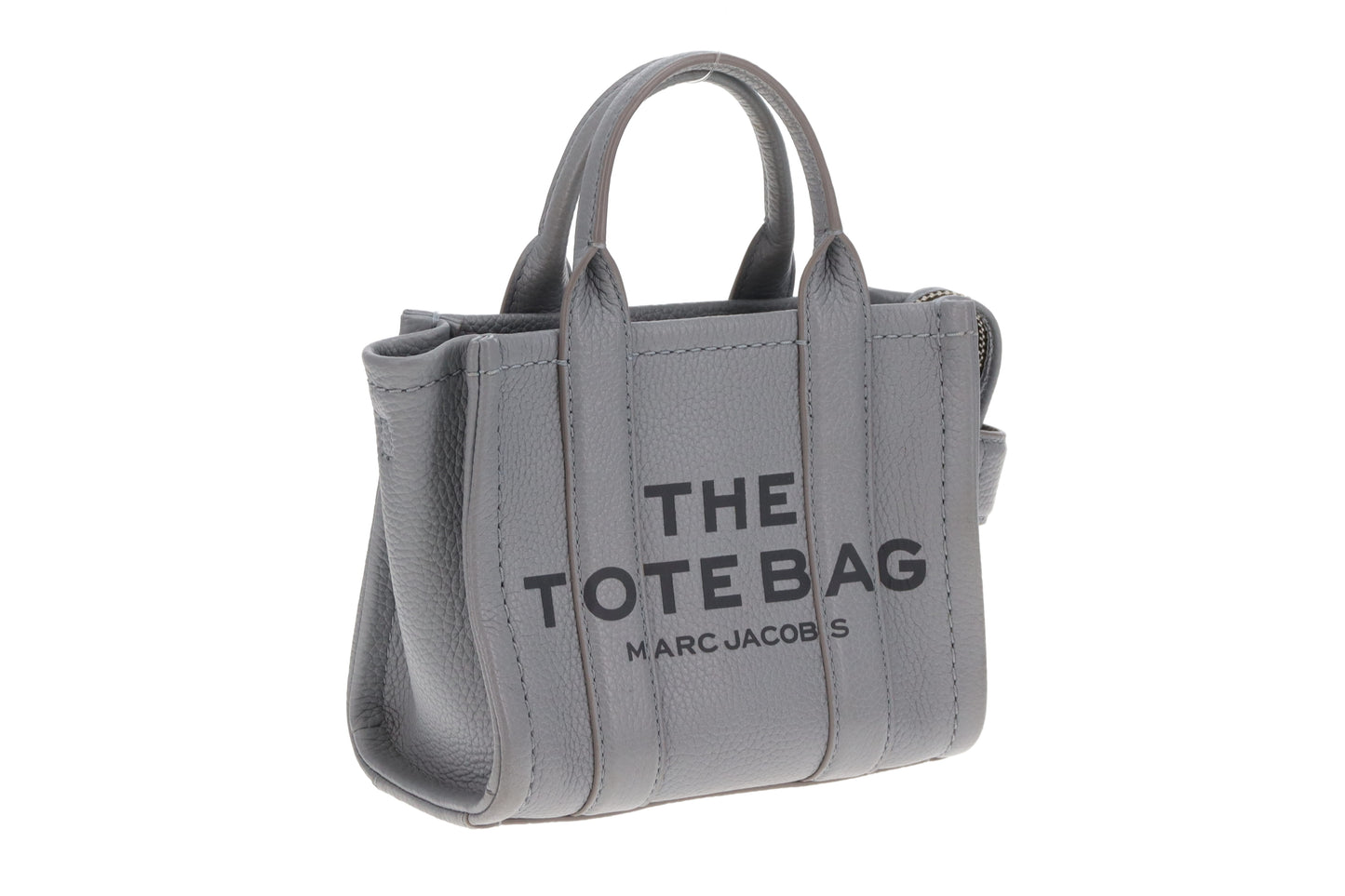 Marc Jacobs The Tote Bag Mini Wolf Grey Leather