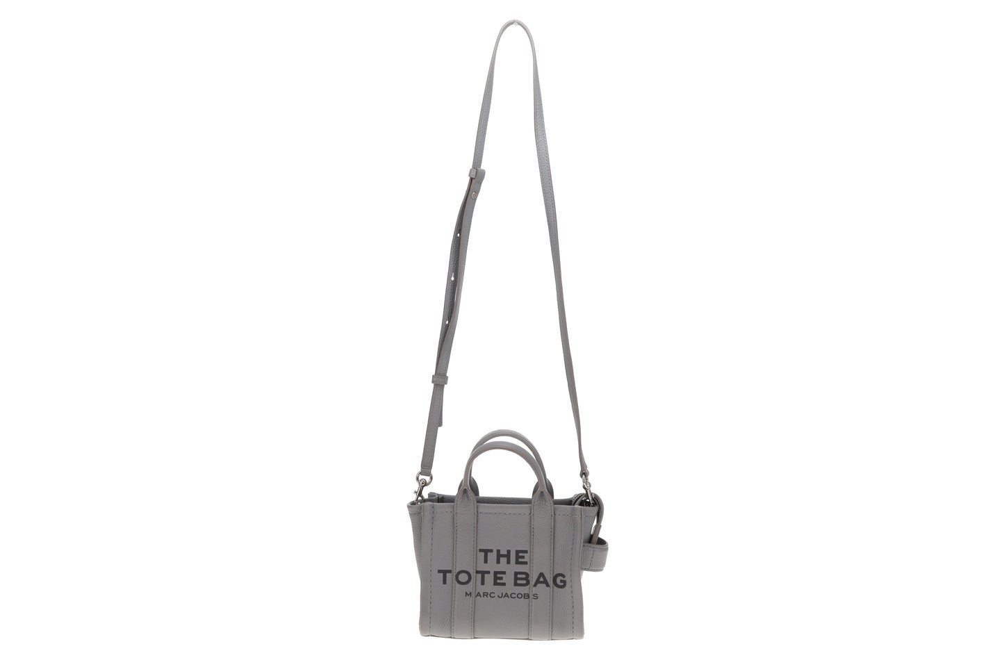 Marc Jacobs The Tote Bag Mini Wolf Grey Leather