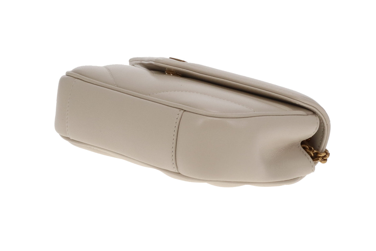 Saint Laurent Loulou Mini Blanc GHW 2025
