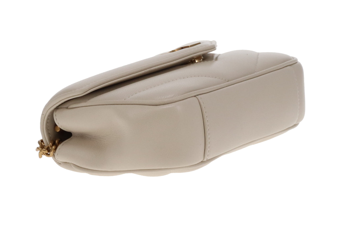 Saint Laurent Loulou Mini Blanc GHW 2025