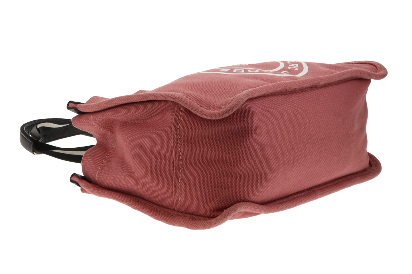 Marc Jacobs Logo Canvas Tote Bag In Dusty Rose