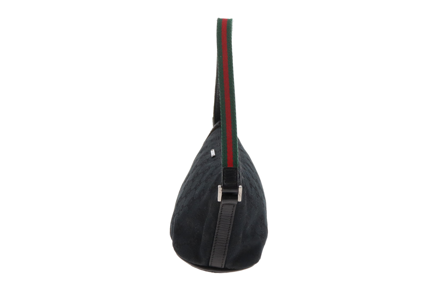 Gucci GG Pochette Black With Short Web Strap