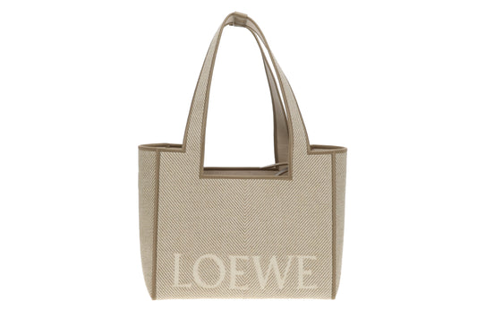 Loewe LogoTote Medium Canvas Beige