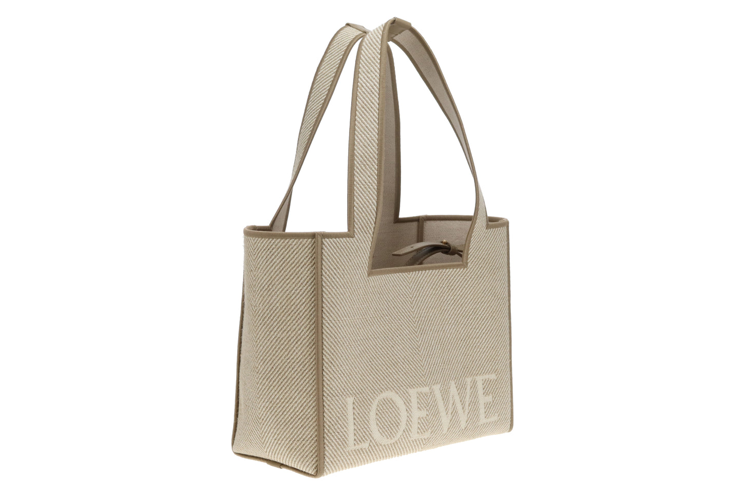 Loewe LogoTote Medium Canvas Beige