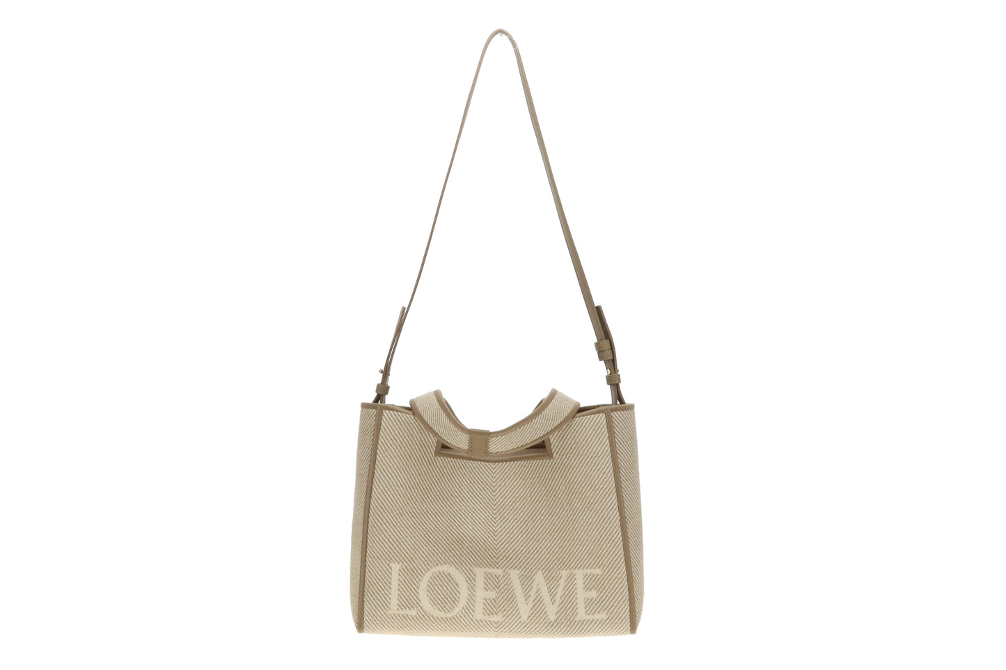 Loewe LogoTote Medium Canvas Beige