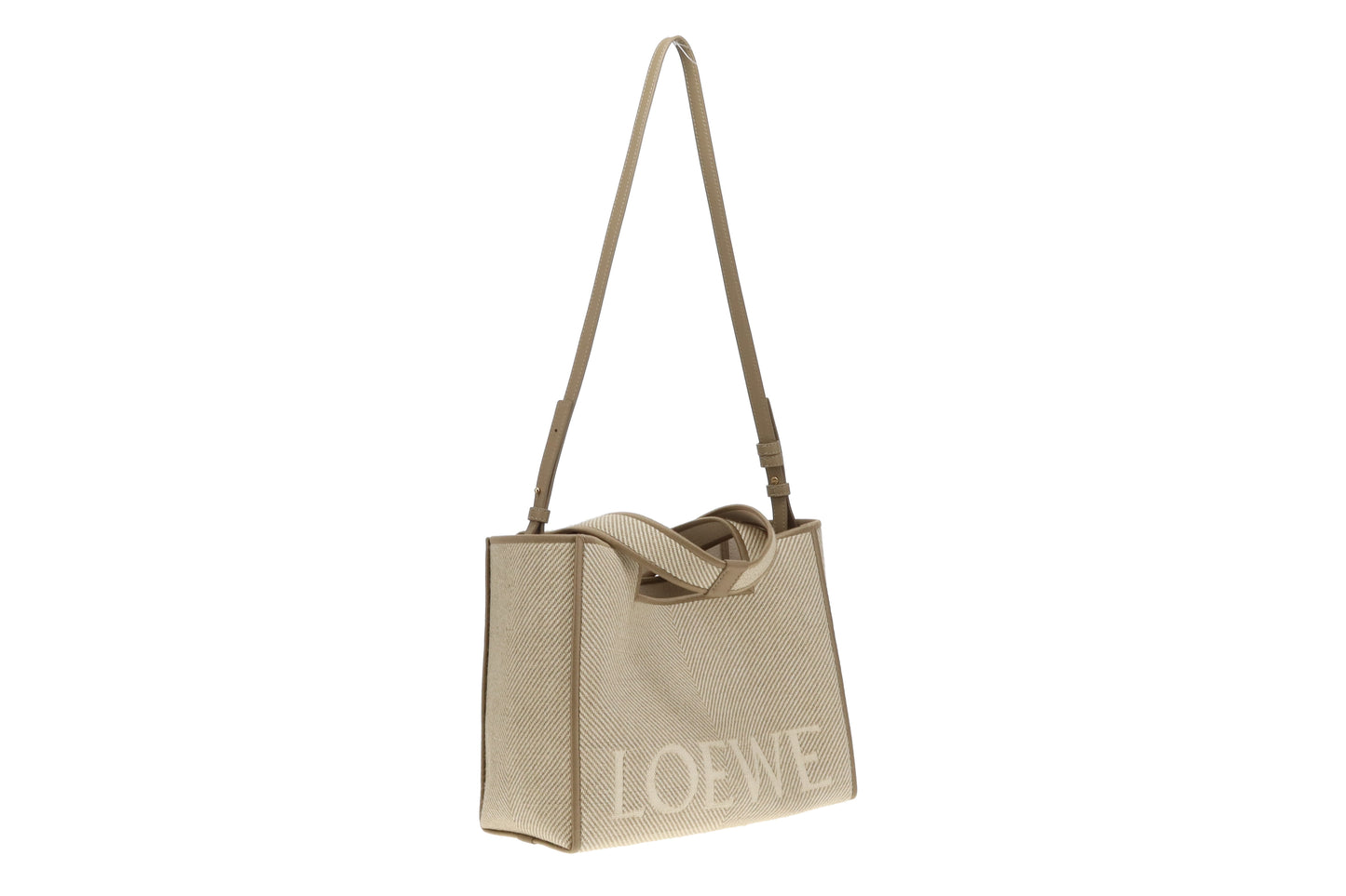 Loewe LogoTote Medium Canvas Beige
