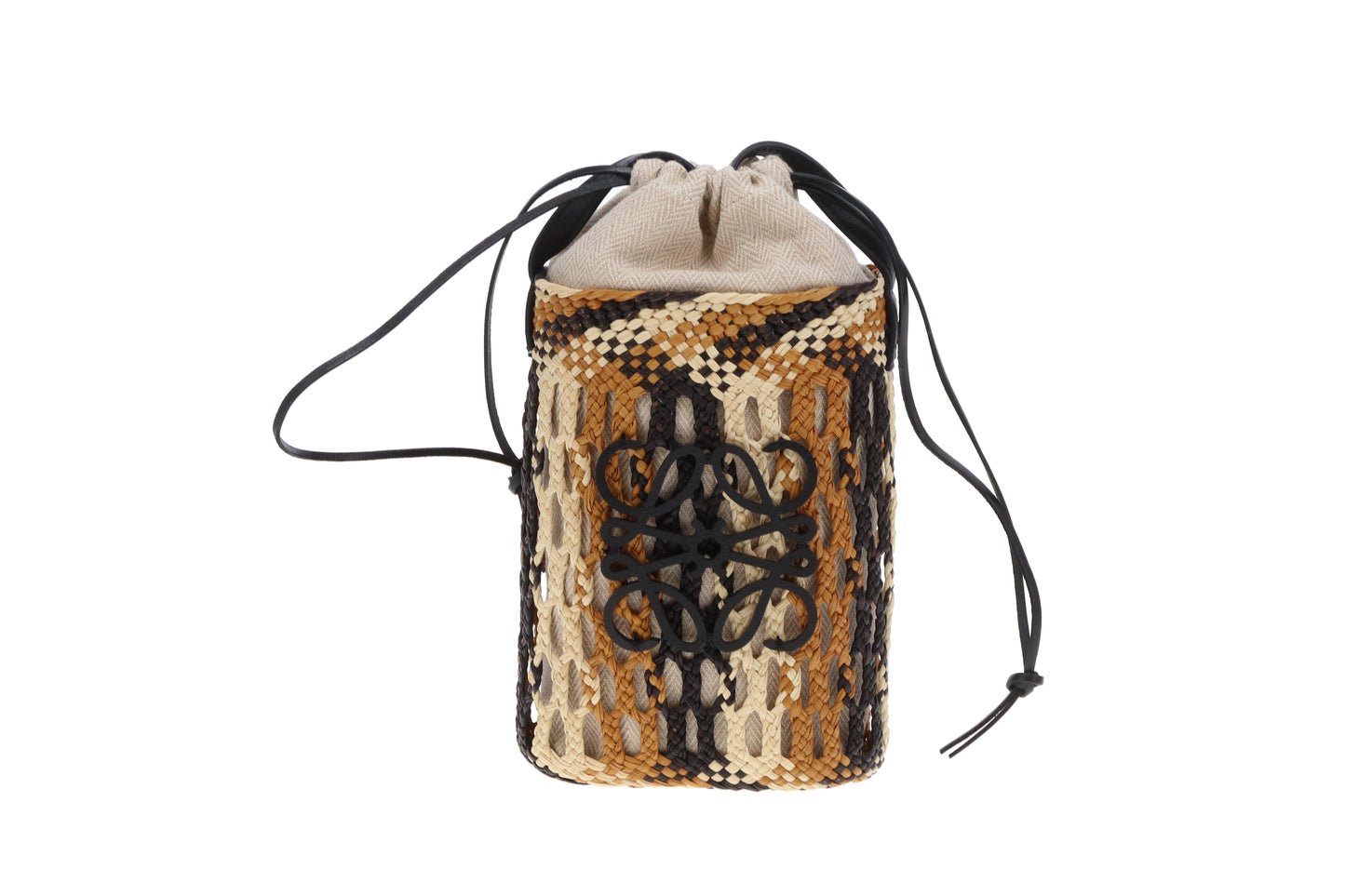 Loewe Mini Bucket Bag Paula's Ibiza Raffia and Leather