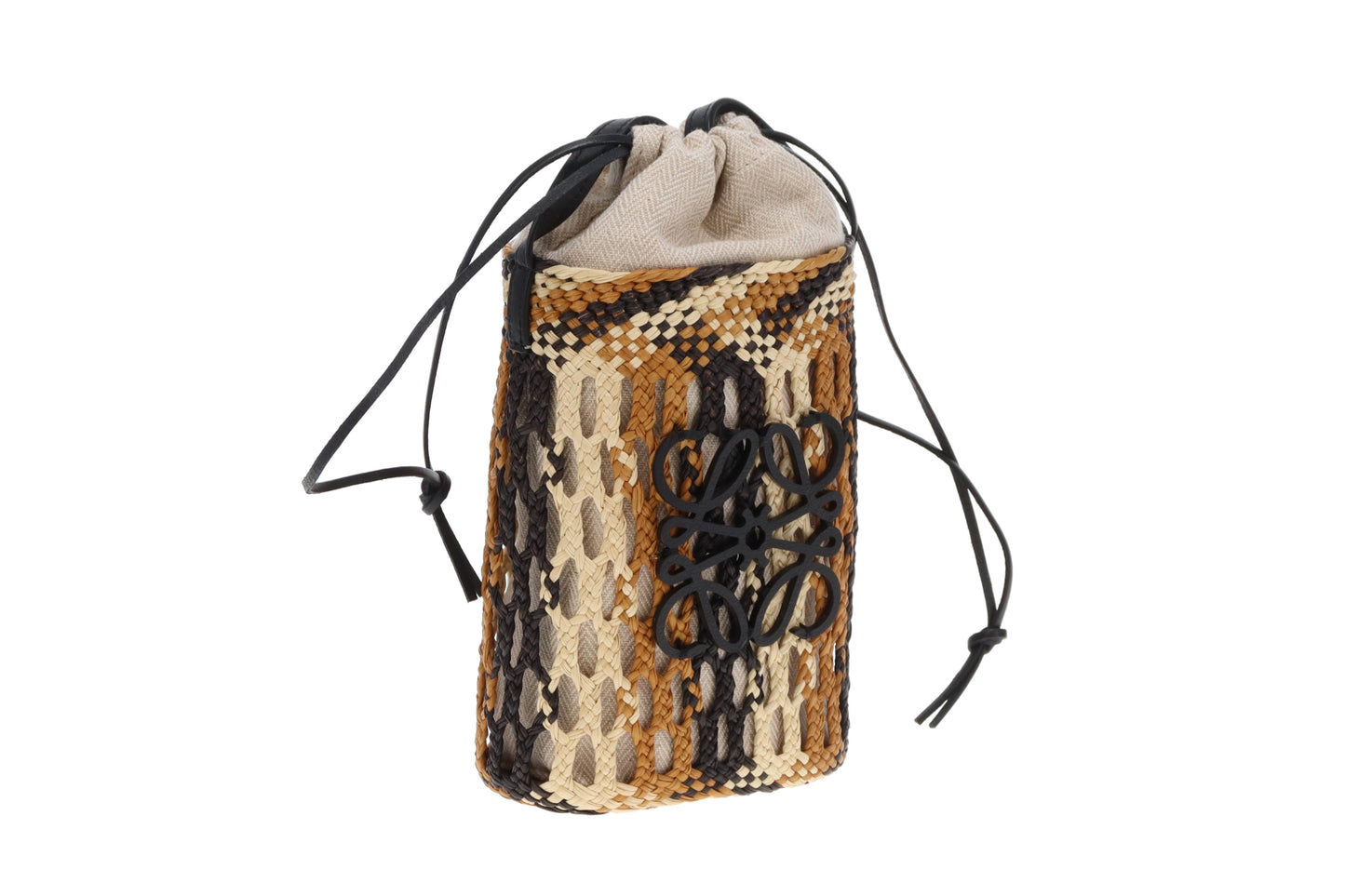 Loewe Mini Bucket Bag Paula's Ibiza Raffia and Leather